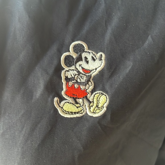 Disney Parks Mickey Mouse Size Small Rain Coat with Hood and Zip Front - Pockets - Picture 3 of 12